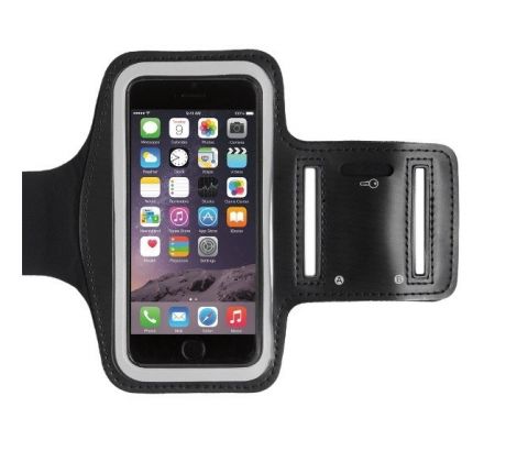 Armband - univerzální držák telefonu na ruku do 5 '' - černý