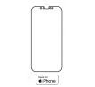 Hydrogel - matná ochranná fólie - iPhone 12 Pro Max - typ výřezu 2