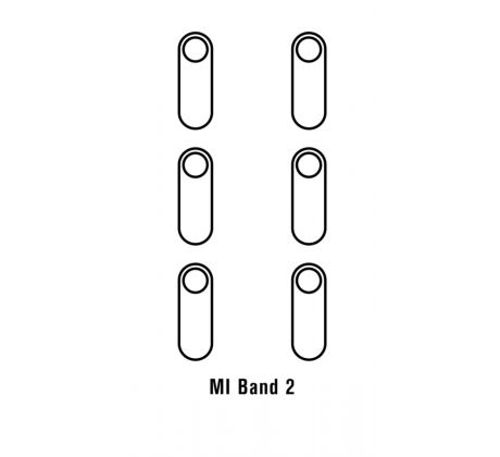 Hydrogel - 6x ochranná fólie - Xiaomi Mi Band 2