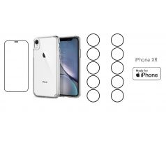START PACK - hydrogel ochranná fólie + 10ks folie na zadní kameru + transparentní kryt pro iPhone XR