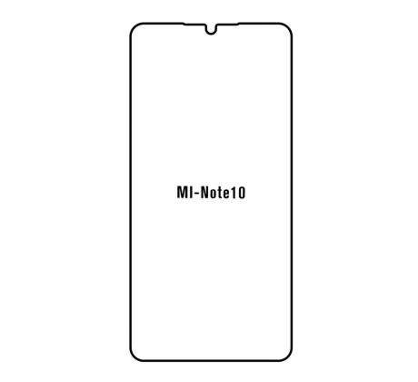 Hydrogel - matná ochranná fólie - Xiaomi Mi Note 10 