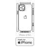 Hydrogel - matná zadní ochranná fólie (full cover) - iPhone 12 Pro - typ výřezu 2
