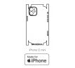Hydrogel - matná zadní ochranná fólie (full cover) - iPhone 12 mini - typ výřezu 2