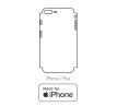 Hydrogel - matná zadní ochranná fólie (full cover) - iPhone 7 Plus - typ výřezu 4