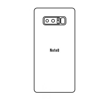 Hydrogel - matná zadní ochranná fólie - Samsung Galaxy Note 8 