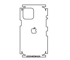 Hydrogel - zadní ochranná fólie (full cover) - iPhone 12 Pro Max, typ výřezu 10