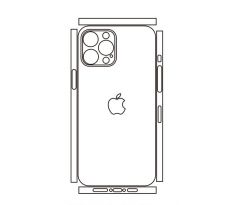 Hydrogel - zadní ochranná fólie (full cover) - iPhone 12 Pro Max, typ výřezu 11