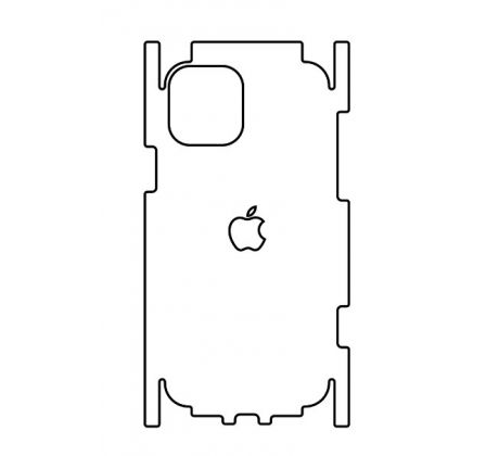 Hydrogel - zadní ochranná fólie (full cover) - iPhone 12 Pro - typ výřezu 8