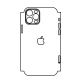 Hydrogel - matná zadní ochranná fólie (full cover) - iPhone 12 Pro - typ výřezu 7