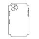 Hydrogel - matná zadní ochranná fólie (full cover) - iPhone 11 Pro - typ výřezu 7