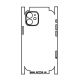 Hydrogel - matná zadní ochranná fólie (full cover) - iPhone 12 mini - typ výřezu 2