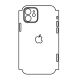Hydrogel - zadní ochranná fólie (full cover) - iPhone 12 - typ výřezu 3