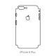 Hydrogel - zadní ochranná fólie (full cover) - iPhone 7 Plus - typ výřezu 2