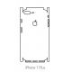 Hydrogel - zadní ochranná fólie (full cover) - iPhone 7 Plus - typ výřezu 4