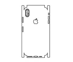 Hydrogel - zadní ochranná fólie (full cover) - iPhone XS Max - typ výřezu 8