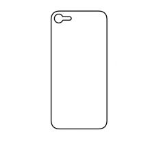 Hydrogel - matná zadní ochranná fólie - iPhone SE 2020/2022 - typ výřezu 1