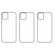 3PACK - Hydrogel - 3x zadní ochranná fólie - iPhone 12 Pro