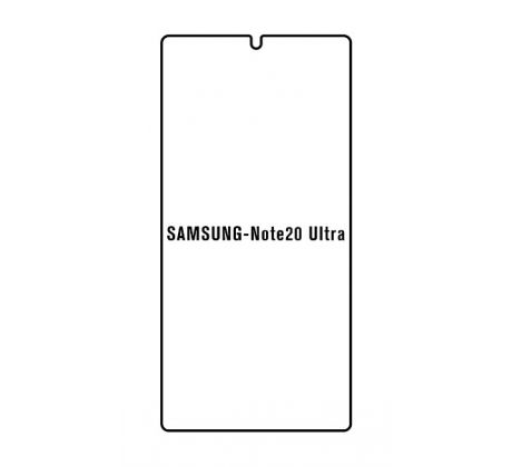Hydrogel - Privacy Anti-Spy ochranná fólie - Samsung Galaxy Note 20 Ultra, typ výřezu 1