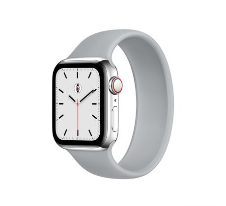 Řemínek pro Apple Watch (42/44/45mm) Solo Loop, velikost S - šedý 