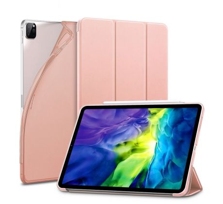 Trifold Smart Case - kryt se stojánkem pro iPad Pro 11" 2018/ 2020/ 2021 - ružový   