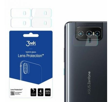 4x Hybridní flexibilní ochranné sklo zadní kamery - Asus Zenfone 8 Flip 5G