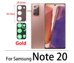 Náhradní sklo zadní kamery - Samsung Galaxy Note 20