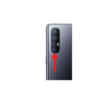Náhradní sklo zadní kamery - Oppo Find X2 Neo 5G