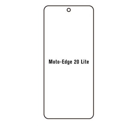 Hydrogel - matná ochranná fólie - Motorola Edge 20 Lite