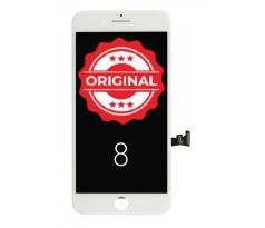 REFURBISHED - Repasovaný original LCD displej iPhone 8 - bílý