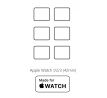 Hydrogel - 6x matná ochranná fólie - Apple Watch 1/2/3 (38mm) 