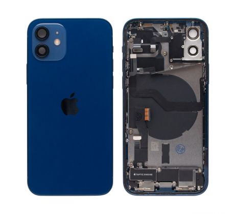Apple iPhone 12 - Zadní housing s předinstalovanými díly (modrý)