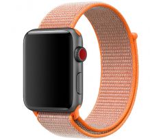 Nylonový řemínek pro Apple Watch (42/44/45mm) Orange Red