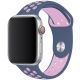 Řemínek pro Apple Watch (42/44/45mm) Sport, sea blue-light pink (velikost L)