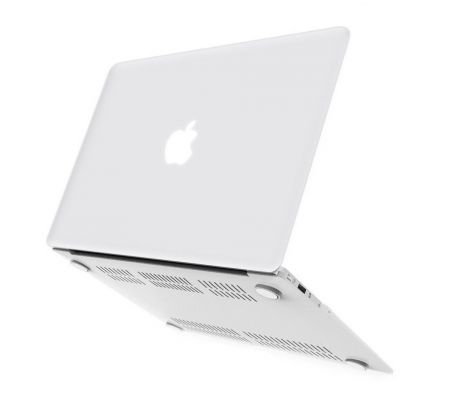 Matný transparentní kryt pro Macbook Pro 15.4'' (A1707/A1990) bílý