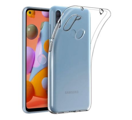 Samsung Galaxy A11 - Průsvitný ultratenký silikonový kryt  