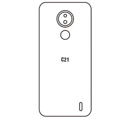 Hydrogel - matná zadní ochranná fólie - Nokia C21