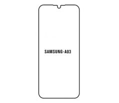 Hydrogel - ochranná fólie - Samsung Galaxy A03, typ výřezu 2