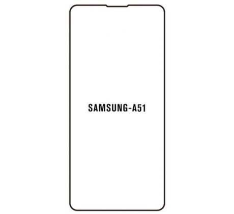 Hydrogel - ochranná fólie- Samsung Galaxy A51, typ výřezu 2