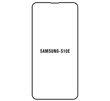 Hydrogel - ochranná fólie - Samsung Galaxy S10e, typ výřezu 2
