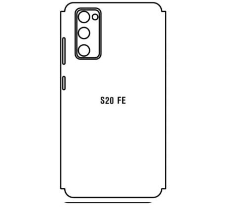 Hydrogel - zadní ochranná fólie - Samsung Galaxy S20 FE/S20 FE 2022, typ výřezu 3