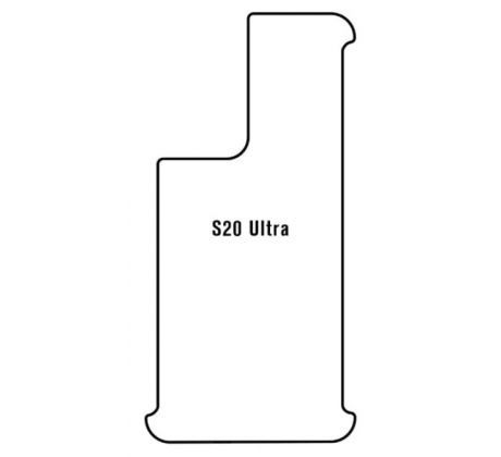 Hydrogel - zadní ochranná fólie - Samsung Galaxy S20 Ultra - typ výřezu 4