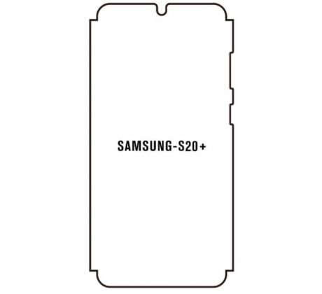 Hydrogel - ochranná fólie - Samsung Galaxy S20+, typ výřezu 3