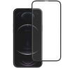 5D Hybrid ochranné sklo iPhone 12 mini - s vystouplými okraji - černé