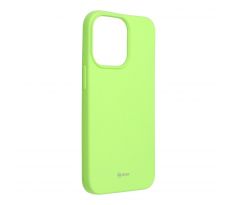 Roar Colorful Jelly Case -  iPhone 13 Pro žlutý limetkový