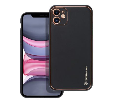 Forcell LEATHER Case  iPhone 11 černý