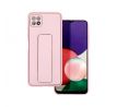 Forcell LEATHER Case Kickstand  Samsung Galaxy A22 5G růžový