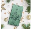 Forcell MEZZO Book   Samsung Galaxy S21 FE 5G (vánoční zelený strom)