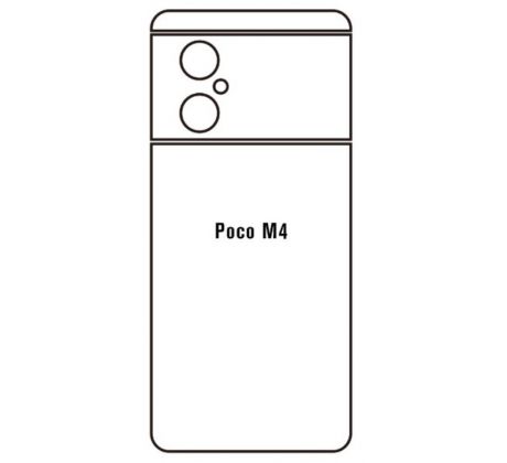 Hydrogel - zadní ochranná fólie - Xiaomi Poco M4 5G