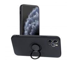 Forcell SILICONE RING Case  iPhone 11 Pro černý