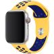 Řemínek pro Apple Watch (42/44/45mm) Sport, yellow-midnight blue (velikost S)